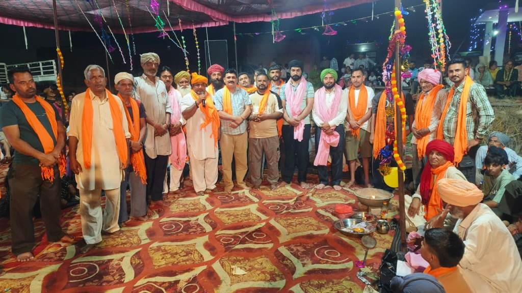 प्लासी में बाबा सिद्ध चानों जी का दहाजा संपन्न स्वांग और भजनों ने बांधा समां